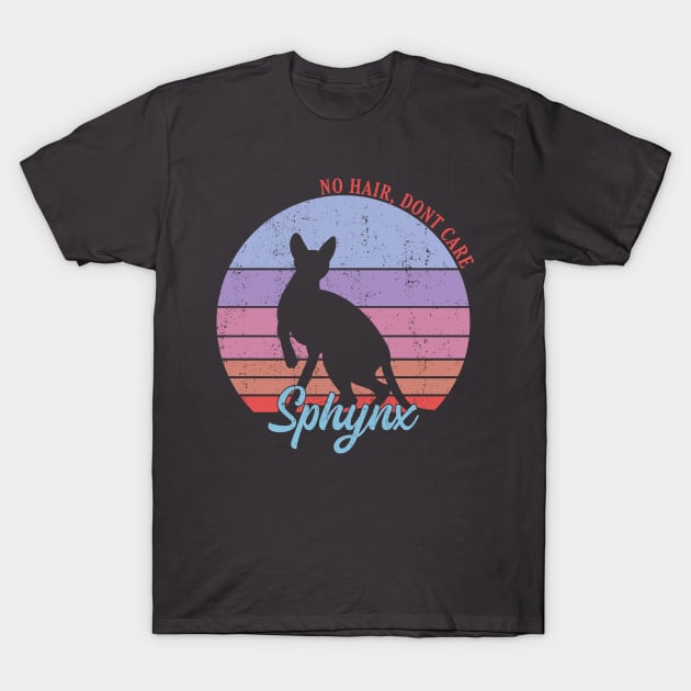 Retro Sphynx Cat T-Shirt by Adopt Me Meow